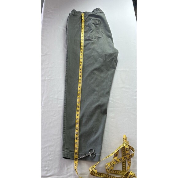 J. Jill Womens Size 22 Green Embroidered Pants‎ - Picture 2 of 10